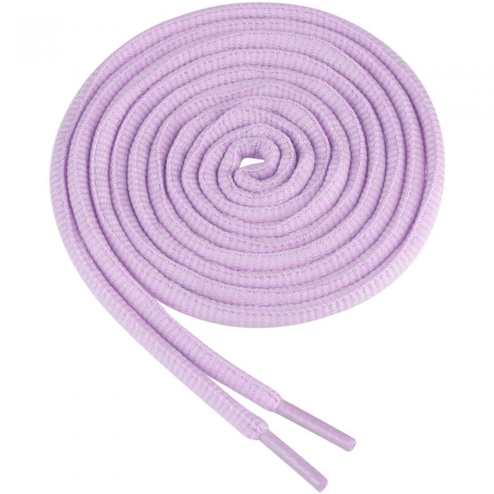 Elerevyo 丸紐 丸型 シューレース 丈夫 楕円形 靴ひも スポーツ ランニング ブーツ用 半円形 アスレチック 靴紐 2ペア ライトパープル 180cm/70.86"