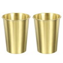 2個 304ステンレススチールカップ 13.52oz/400mlウォーターカップ割れない割れない金属製ドリンクタンブ ラーバーレストラン