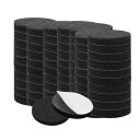 フェルトパッド 家具 フェルトパッド 円形 傷防止 家具キャビネット用 72個入り ブラック 22 x 5mm