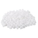 300個 ネジ穴プラグ 5mm(3/16")直径のプラスチック製シェルフボタンフラッシュタイプキャップ 家具キャビネットカップボード用 ホワイト