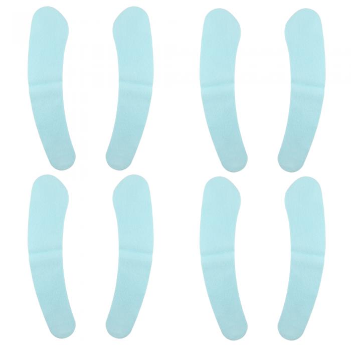 VOCOSTE 便座カバー パッド バスルーム 暖かい 便座クッション 洗える 再利用可能 ブルー Sサイズ 4ペア