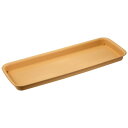 プラントポット受け皿 長方形フラワードリップトレイ 屋内屋外用 57 x 22 cm プラスチック テラコッタ