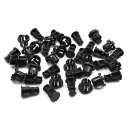 バンパープッシュタイプリベット ファスナー リテーナクリップ プラスチック カー用 15mm穴 20個入り