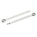 割りピン 2.5mm x 40mm 316ステンレス鋼 クリップ ファスナー 継手 自動車 機械用 シルバートーン 30個(4)