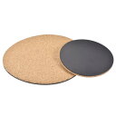 コルクプラントパッド ラウンド プラスチック 吸水防水コースターパッド 家庭園芸ポット用 101 mm 152 mm 4in1セット