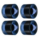 PATIKIL 60 mm ロングボードホイール 4個 スケートボードホイール ストリートホイール スケートボード用 クルーザーホイール交換用 78A クリア ...