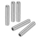 PATIKIL 50個の六角ソケットグラブスクリュー M6x30mm ネジトグラブボルト 304ステンレススチール ドアハンドルライト取り付け修理用