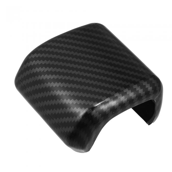 X AUTOHAUX センターギアシフトノブヘッドカバートリム付属品 シフトノブヘッド装飾ステッカー Toy otaに対応 Tundraに対応 2022+ 炭素繊維パターン 1個