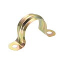 テンションチューブクリップ チューブストラップ 配管ストラップ 25mm 2穴 アイロン 100個入