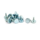 ハンドルネジ つまみねじ M3x10mm 金属材質 ローレットヘッドねじ 全長14mm 15個入り(4)