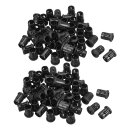 LEDランプホルダー 内径5mm 外径8mm ブラック プラスチック材質 100個入り