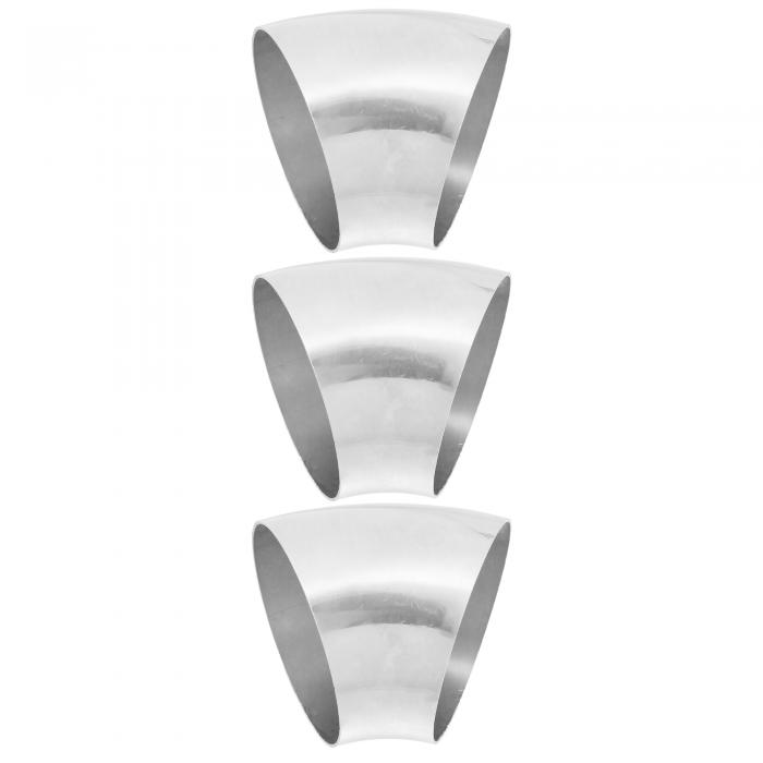 排気エルボパイプ SS304ステンレスベンドチューブ 45度マンドレルベンドエルボ 車用 アーク長さ125mm ..