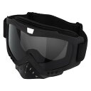 RATCHROLL バイク ゴーグル オートバイゴーグル 防塵防風 広い視野 UVカット 耐衝撃 ヘルメット対応 アウトドア スポーツ スキー 男女兼用 1個 黒 灰
