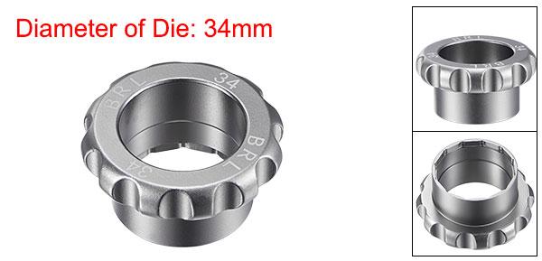 時計ケースオープナーダイ ケースリムーバーツール スクリューバックオープナー クロム鋼 34 mm時計修理用 ブラック