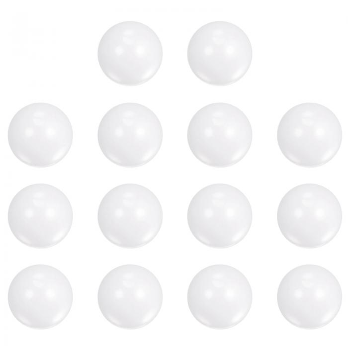 14個のセラミックベアリングボール 6.35mm 1/4" 直径 ZrO2 ジルコニウム酸化物 ソリッドボール G10 精密ボール ホワイト