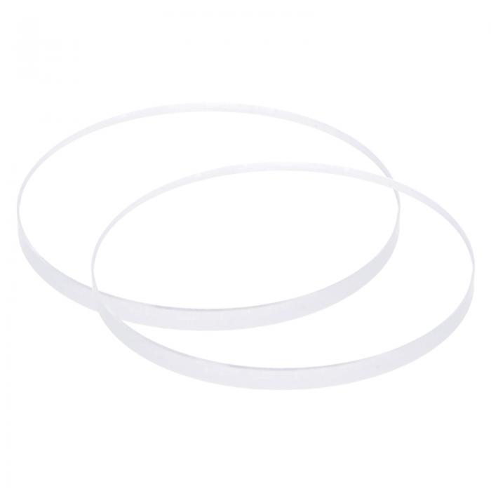 2個セット ウォッチクリア水晶レンズガラス 31.5mm 直径 3 mm 厚さ ラウンドフラットミネラル高透過ウォッチガラス交換部品 ウォッチメーカー修理用