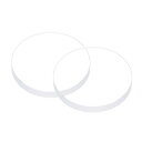 2個セット ウォッチクリア水晶レンズガラス 20mm直径 2mm厚 ラウンドフラットミネラル高透過ウォッチガラス交換部品 ウォッチメーカー修理用