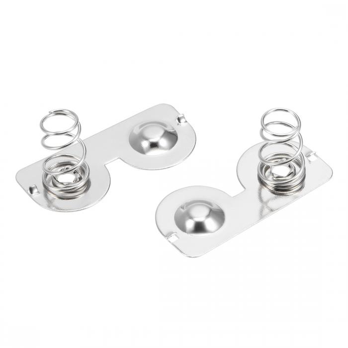 バッテリースプリングプレート AAバッテリー 負-正変換 スプリングコンタクト ニッケルメッキプレート ..