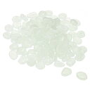 夜光石 発光小石 グローロック 植木鉢用水槽用 装飾用 園芸DIY 8-11mm ホワイト 300個入り(4)