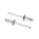 ブラインドリベット 直径5mm グリップ長さ10mm 304ステンレス鋼 プルリベット コアデコレーションリベット シルバートーン 25個