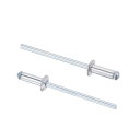 ブラインドリベット 直径3.2mm グリップ長さ9mm アルミプルリベット コアデコレーションリベット シルバートーン 60個