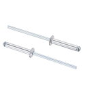 ブラインドリベット アルミプルリベットコアデコレーションリベット 直径3.2mm グリップ長さ17mm シルバートーン 60個入り