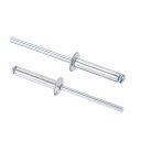 ブラインドリベット アルミプルリベットコアデコレーションリベット 直径4mm グリップ長さ20mm シルバートーン 120個入り