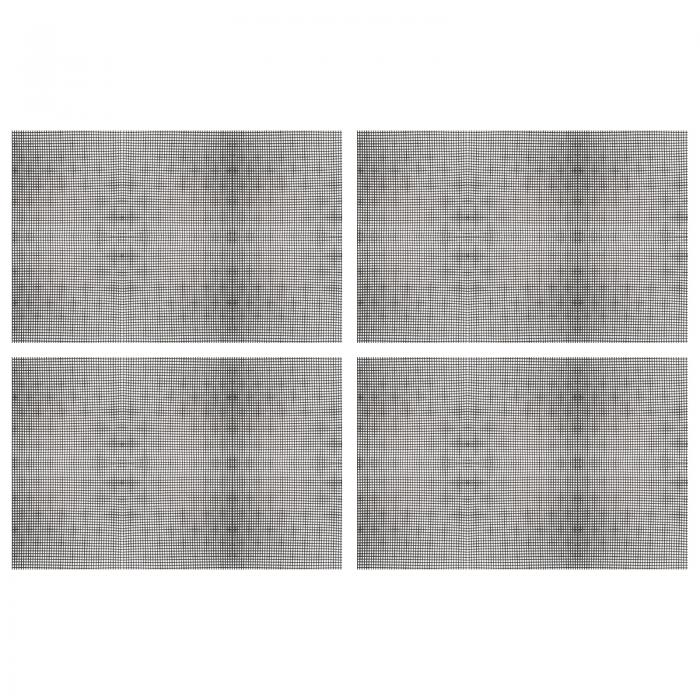 プラスチックメッシュキャンバスシート ブランクキャンバス 長方形 4 mm穴 刺繍針先 ニットかぎ針編み..