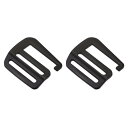 金属 Gフック ウェビングバックル 1個 32mm Gフックウェーブバックル アジャスター スライドバックル バックパック用 ストラップウェビング クッションブ...