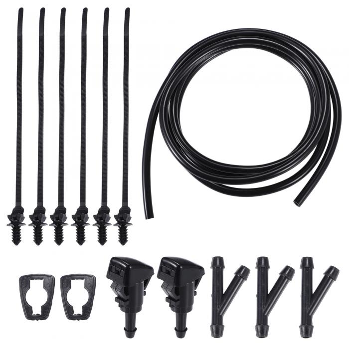 フロントガラスウォッシャーウォーターノズルスプレー 番号8265A048/8265A047 Mitsubishiに対応 Eclipseに対応 2012 1セット