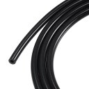 シリコンチューブホース 内径4 mm 外径8 mm 長さ2.5 M ブラック ウォーターホースエアチューブ用