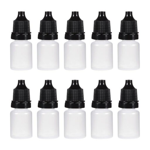 プラスチックボトル ドロッパーボトル 小口ドロップボトル 絞り可能液体ドロッパーボトル ブラック 5ml 10個 プラスチックボトル ドロッパーボトル 小口ドロップボトル 絞り可能液体ドロッパーボトル ブラック 5ml 10個