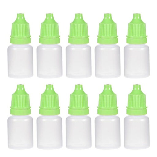 プラスチックボトル ドロッパーボトル 小口ドロップボトル 絞り可能液体ドロッパーボトル グリーン 5ml 10個 プラスチックボトル ドロッパーボトル 小口ドロップボトル 絞り可能液体ドロッパーボトル グリーン 5ml 10個