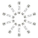 セラミックカートリッジヒューズ 10A 500V 6x30mm セラミックヒューズの高速ブロー交換 アンプ省エネランプバラスト用 10個