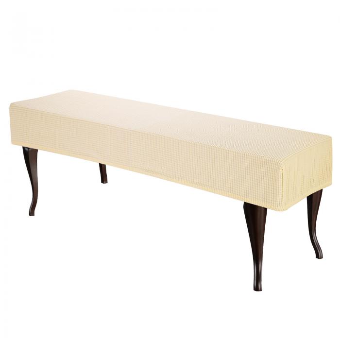 ベンチクッションカバー ジャガード ダイニングベンチカバー 防塵 洗える ベンチシートプロテクターカ..