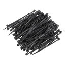 ケーブルジップ帯 ラップ ナイロン製 セルフロック サイズ60mmx1.8mm ブラック 300個入