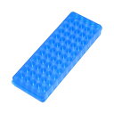 ポリプロピレン試験管ラック 60ウェル ダブルパネル 0.5ml / 1.5ml / 2ml遠沈管 クライオチューブホルダー ブルー 2個(4)
