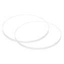 2個セット ウォッチクリア水晶レンズガラス 28.5mm 直径 2mm 厚さ ラウンドフラットミネラル高透過ウォッチガラス交換部品 ウォッチメーカー修理用