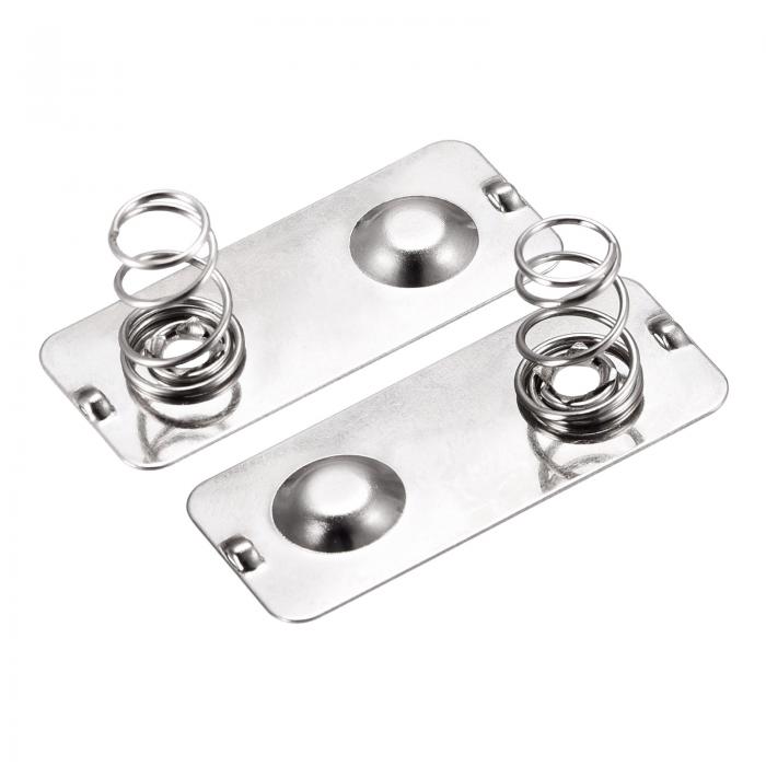 バッテリースプリングプレート AA バッテリーコンタクト ニッケルプレート 28mmx12mm DIY用 10個入り