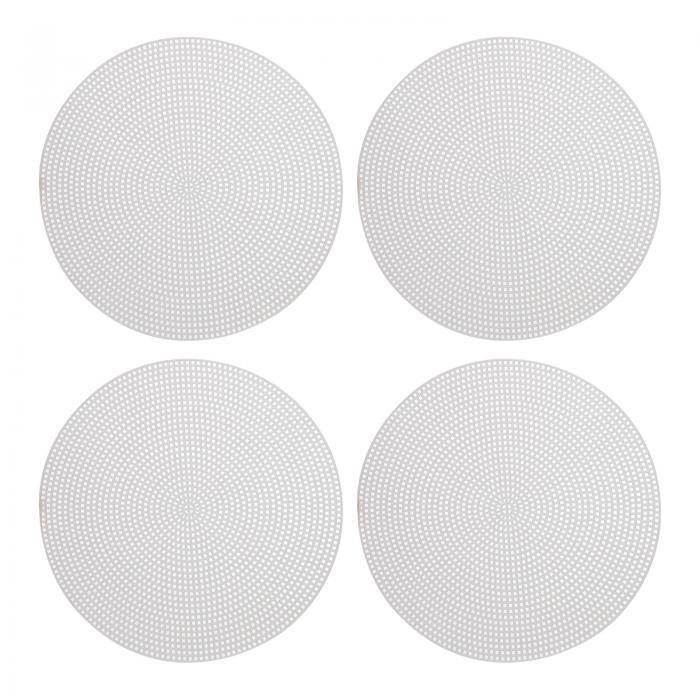 プラスチックメッシュキャンバスシート ラウンド ブランクキャンバス 刺繍針先 ニットかぎ針編み用 20 ..