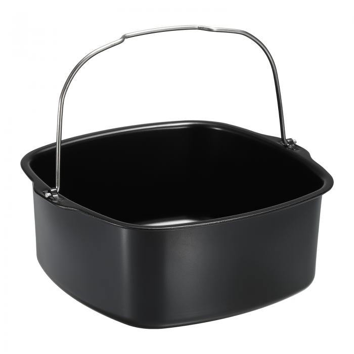 ベーキングパン ユニバーサル エアフライヤーアクセサリー ノンスティックコーティング ステンレス鋼 ..