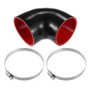 異径シリコンホース シリコンチューブ インタークーラー ラジェーターホース 冷却 接続ホース 汎用 4層強化 内径102-102mm 長さ102*102mm ブ...