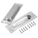 プルハンドル 201ステンレス鋼 長方形 120 x 40 x 2mm 2枚入り