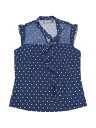 Allegra K ブラウス シースルー メッシュ ノースリーブ セックシー シャツ リボン オフィス トップス 着痩せ エレガント ゴージャス レディース ダ...