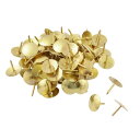 画鋲 画びょう 親指鋲 金属 ゴールドトーン 1cm x 1cm(深さ*高さ) 51g 100個 低価格