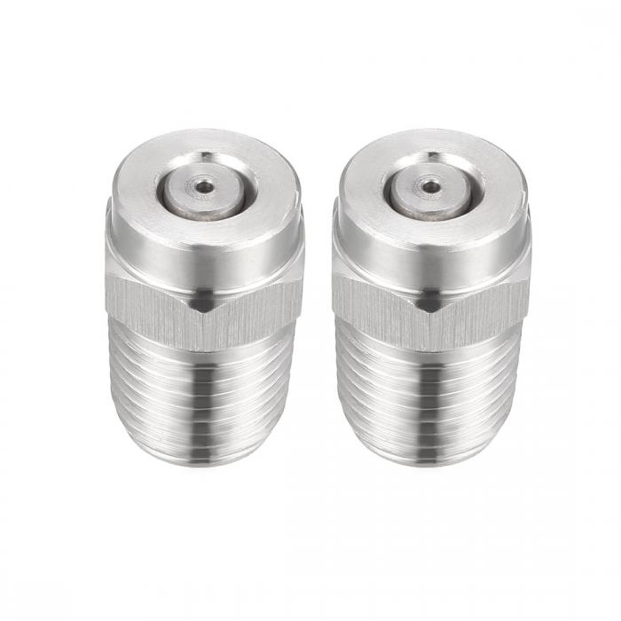 高圧洗浄ノズル 1 / 4NPTスプレーチップ 0度 オリフィス径1.2 mm 2個入り