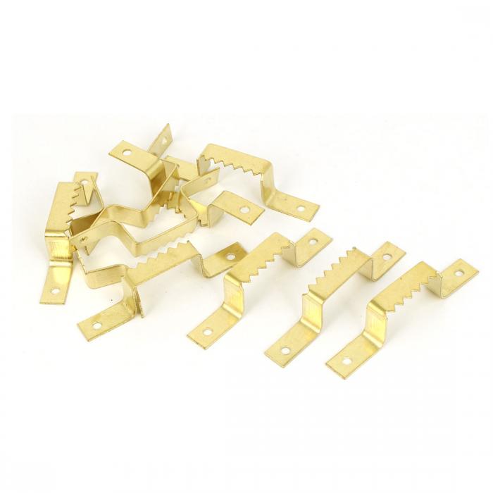 鋸歯ハンガー のこぎりハンガー 額縁ハンガー 金属 10個入り