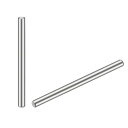 ダボピン 304ステンレス鋼 円筒棚 サポートピン 50個 3mm x 50mm