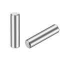 ダボピン 304ステンレス鋼 円筒棚サポートピン固定要素 シルバートーン 15個 5mm x 20mm
