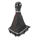 シフトノブ 15x15x24.5cm 5 スピードギアシフトノブ ゲーターブーツカバー PVC レザー Volkswagenに対応 Jettaに対応 Golfに対応 5 6 7 2013-2016 ブラック 1個入り